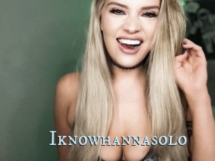 Iknowhannasolo